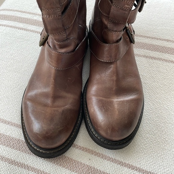 Latitude Femme Leather Motot Boots - Picture 2 of 7